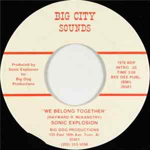 Sonic Explosion - We Belong Together mp3