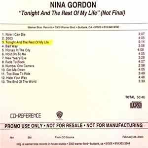 Nina Gordon - Tonight And The Rest Of My Life mp3