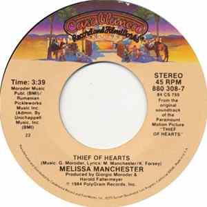 Melissa Manchester - Thief Of Hearts mp3