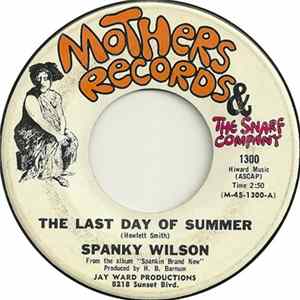 Spanky Wilson - The Last Day Of Summer mp3