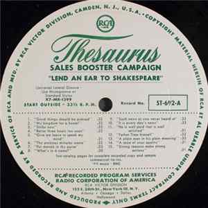 Unknown Artist - Sales Booster Campaign: "Lend And Ear To Shakespeare" mp3