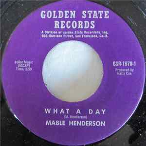 Mable Henderson - What A Day / I'm On The Battlefield mp3