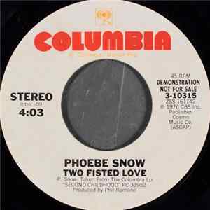 Phoebe Snow - Two Fisted Love mp3