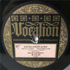 Sapellnikoff - Frühlingsnacht / Grande Valse Brillante mp3