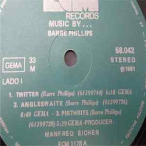 Barre Phillips, Aina Kemanis, John Surman, Hervé Bourde, Claudia Phillips, Pierre Favre - Music By ... mp3