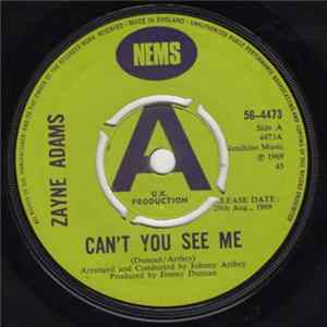Zayne Adams - Can't You See Me mp3