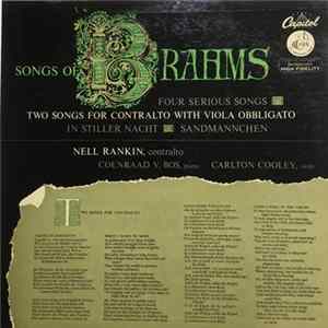 Nell Rankin, Coenraad V. Bos, Carlton Cooley - Songs Of Brahms mp3