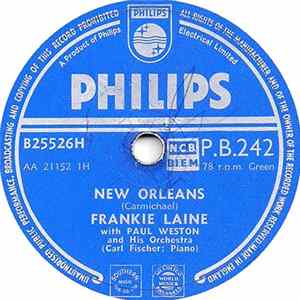 Frankie Laine With Paul Weston And His Orchestra - New Orleans / Granada mp3