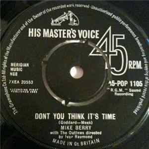 Mike Berry With Outlaws,The - Don't You Think It's Time mp3