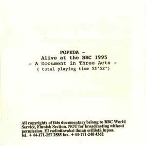 Popeda - Alive At The BBC 1995 (A Document In Three Acts) mp3