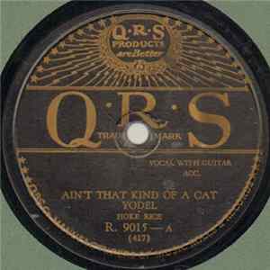 Hoke Rice - Ain't That Kind Of A Cat Yodel / Down In A Southern Town Yodel mp3