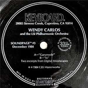 Wendy Carlos And The LSI Philharmonic Orchestra, John Bowen - Two Excerpts From "Digital Moonscapes" / Sequential Presents "MAX" (The Multi-timbral Synthesizer) mp3