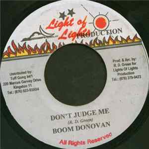 Boom Donovan - Don't Judge Me mp3