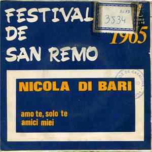 Nicola Di Bari - Festival De San Remo 1965 mp3