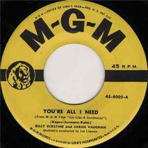 Billy Eckstine And Sarah Vaughan - You're All I Need / Dedicated To You mp3