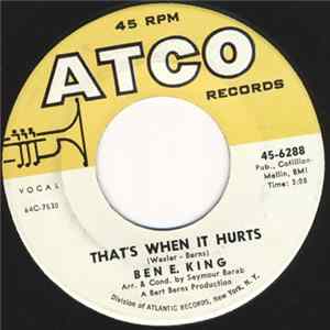 Ben E. King - That's When It Hurts mp3
