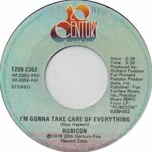 Rubicon - I'm Gonna Take Care Of Everything / That's The Way Things Are mp3