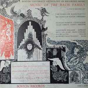 The Zimbler Sinfonietta, The Chorus Of Boston University, Richard Burgin - Music Of The Bach Family Part 2 mp3