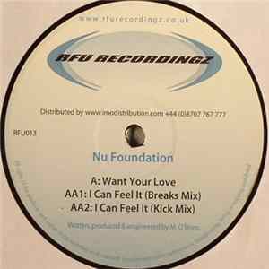 Nu Foundation - Want Your Love / I Can Feel It mp3