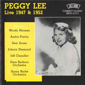 Peggy Lee - Live 1947 & 1952 mp3