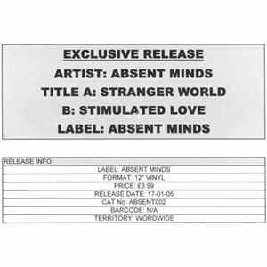 Absent Minds - Stranger World / Stimulated Love mp3
