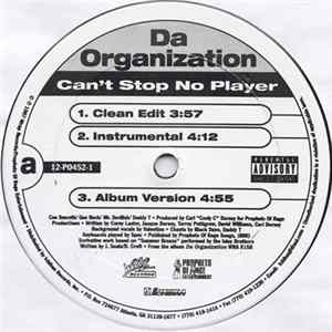 Da Organization - Can't Stop No Player mp3