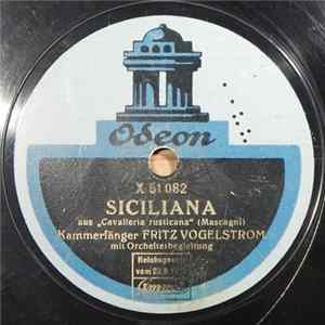 Fritz Vogelstrom - "Cavaleria rusticana" mp3