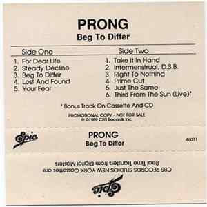Prong - Beg To Differ mp3