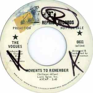 The Vogues - Moments To Remember / Once In A While mp3