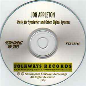 Jon Appleton - Music For Synclavier And Other Digital Systems mp3