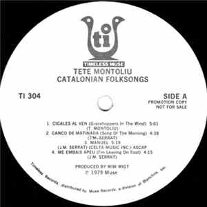 Tete Montoliu - Catalonian Folksongs (Solo Piano) mp3