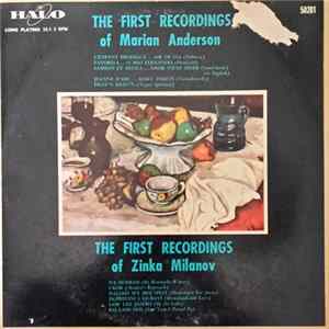 Marian Anderson / Zinka Milanov - The First Recordings Of Marian Anderson / The First Recordings Of Zinka Milanov mp3