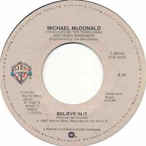 Michael McDonald - Believe In It mp3