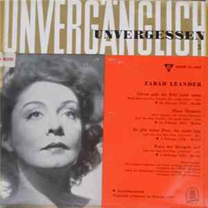 Zarah Leander - Zarah Leander mp3