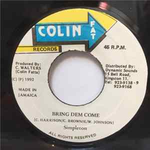 Simpleton - Bring Dem Come mp3