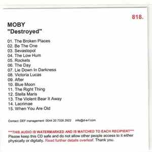 Moby - Destroyed mp3