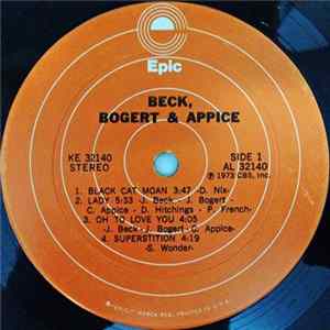 Beck, Bogert & Appice - Beck, Bogert & Appice mp3