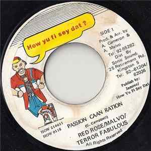 Red Rose / Malvo / Terror Fabulous - Passion Caan Ration mp3