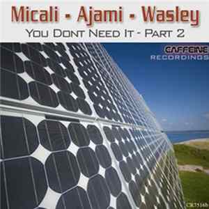 Micali, Ajami & Wasley - You Don't Need It - Part 2 mp3