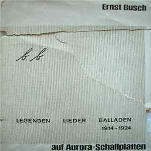 Ernst Busch - B. B. - Legenden, Lieder, Balladen 1914-1924 mp3