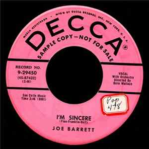 Joe Barrett - I'm Sincere mp3