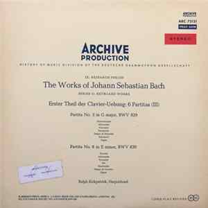 Johann Sebastian Bach − Ralph Kirkpatrick - Erster Theil Der Clavier-Uebung: 6 Partitas (III) (Partita No. 5 In G Major, BWV 829 / Partita No. 6 In E Minor, BWV 830) mp3