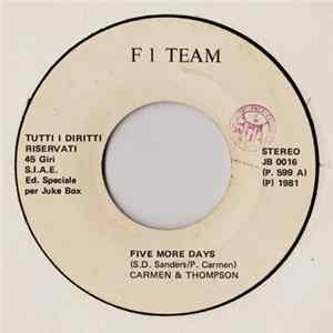Carmen & Thompson / Skyy - Five More Days / Call Me mp3