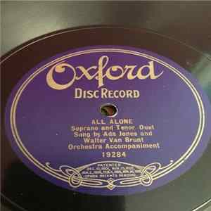 Ada Jones And Walter Van Brunt - All Alone mp3