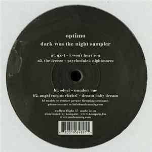 Optimo - Dark Was The Night Sampler mp3