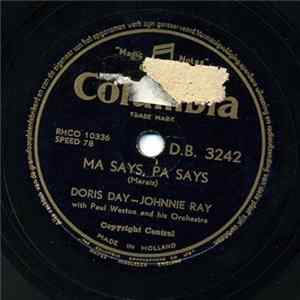 Doris Day / Johnnie Ray With Paul Weston & His Orch. - Ma Says, Pa Says / A Full Time Job mp3