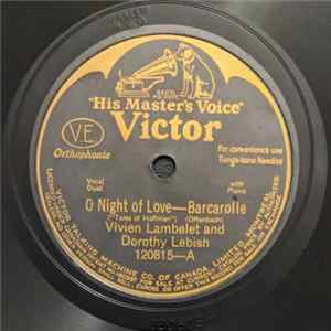 Vivien Lambelet And Dorothy Lebish - O Night Of Love / The Old Sweet Song mp3