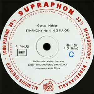Gustav Mahler - Czech Philharmonic Orchestra , Soprano Maria Tauberová , Conductor Karel Šejna - Symphony No 4 In G Major mp3
