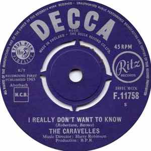 The Caravelles - I Really Don't Want To Know / I Was Wrong mp3