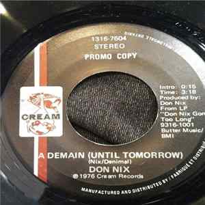 Don Nix - A Demain (Until Tomorrow) mp3